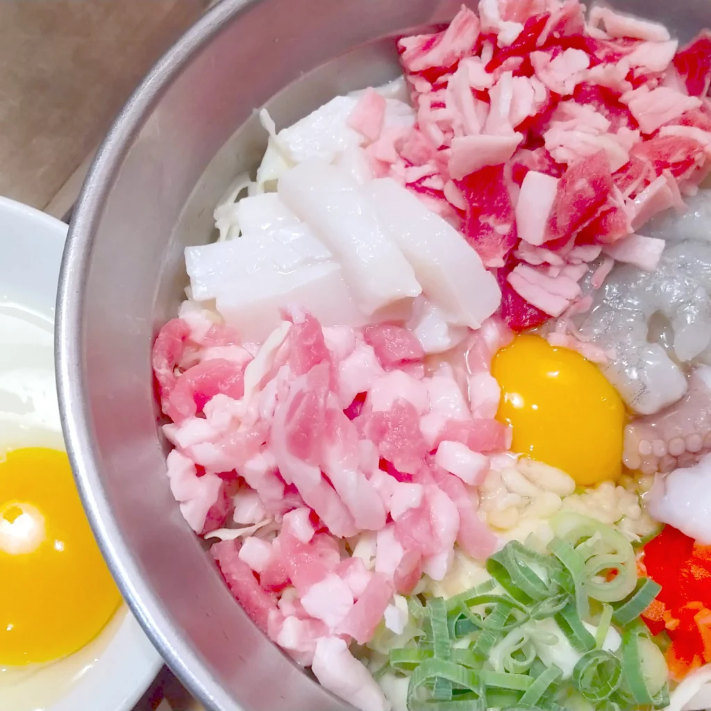 豚肉の細切れと焼きの技