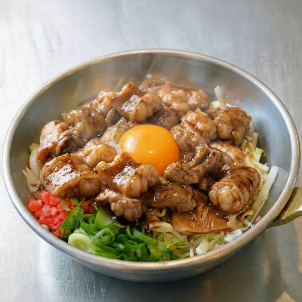 ふんだん牛もつ玉