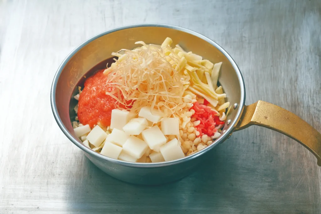 明太もちチーズもんじゃ