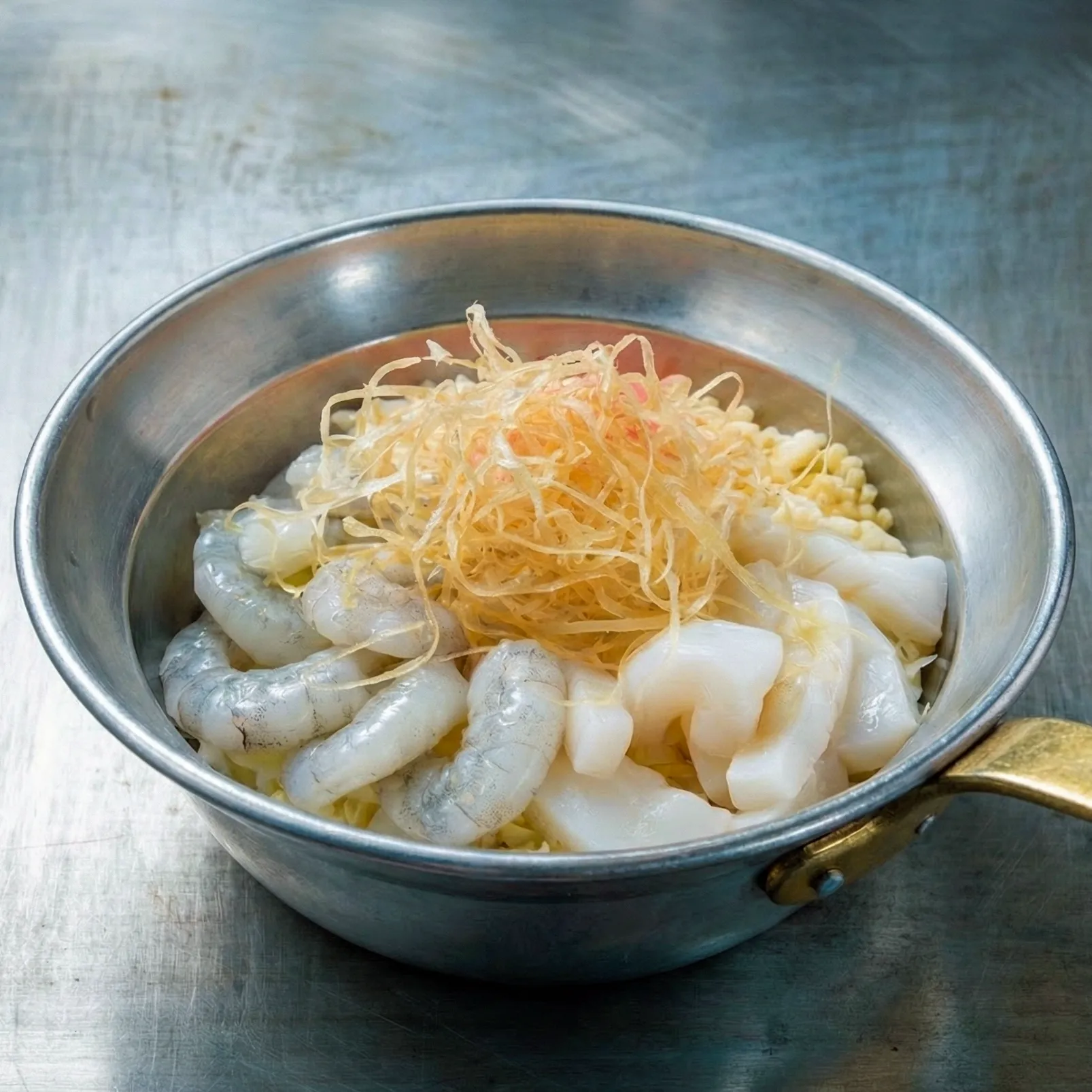 海鮮ねぎ塩もんじゃ